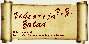 Viktorija Zalad vizit kartica